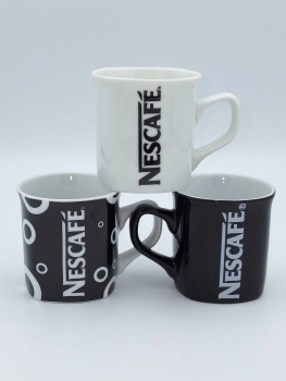 3x Nescafe Espresso Tassen